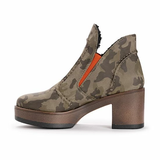 MUK LUKS Spain Aragon Women's Heeled Ankle Boots Leopard - Image 3