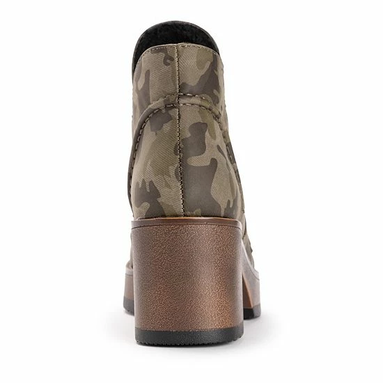 MUK LUKS Spain Aragon Women's Heeled Ankle Boots Leopard - Image 6