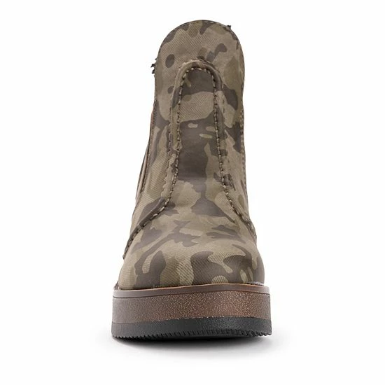 MUK LUKS Spain Aragon Women's Heeled Ankle Boots Leopard - Image 7