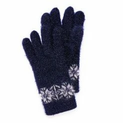 MUK LUKS® Women's Novelty Gloves Dark Sapphire