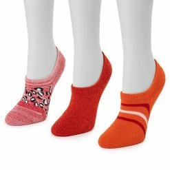 Women's MUK LUKS No-Show Sport Socks 3-Pack Warm Bright