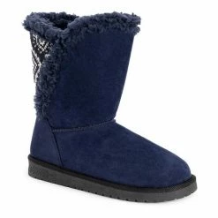 Essentials By MUK LUKS Carey Women's Winter Boots Gray Charcoal