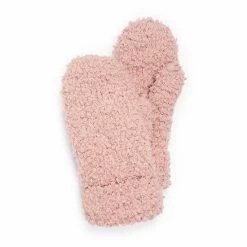 Women's MUK LUKS Bouclé Mittens Rose Gold
