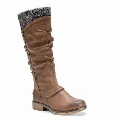 MUK LUKS Bianca Women's Tall Boots Medium Brown