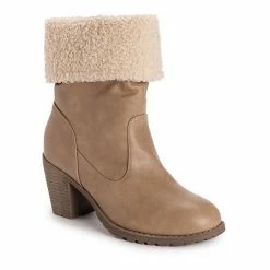 MUK LUKS Lacy Lily Women's Heeled Ankle Boots Black