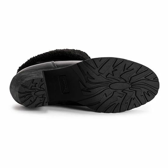 MUK LUKS Lacy Lily Women's Heeled Ankle Boots Black - Image 4