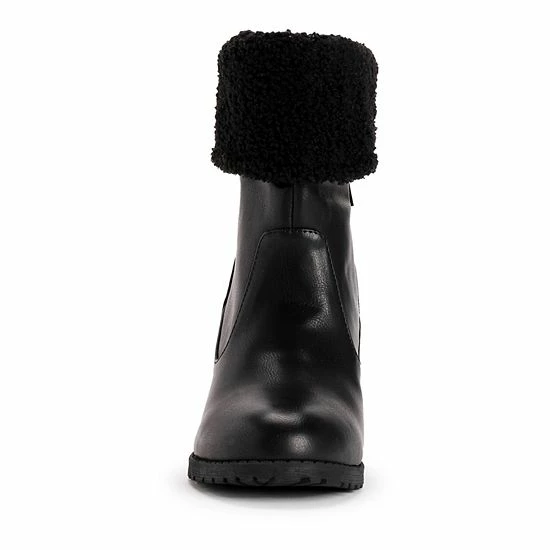 MUK LUKS Lacy Lily Women's Heeled Ankle Boots Black - Image 7