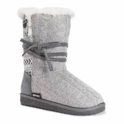 MUK LUKS Clementine Women's Winter Boots Light Gray