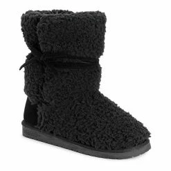 Essentials By MUK LUKS Clementine Women's Winter Boots Black Plaid
