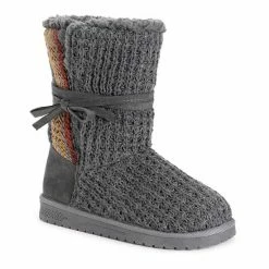 Essentials By MUK LUKS Clementine Women's Winter Boots Black Plaid -MUK LUKS SHOP unnamed file 1679