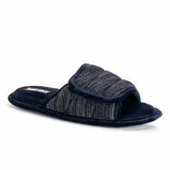 Men's MUK LUKS® Maverick Slide Slippers Ebony Charcoal