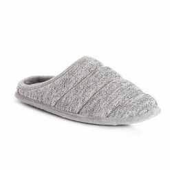 Men's MUK LUKS® Marcus Clog Slippers Ash Medium Gray