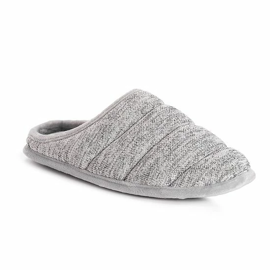 Men's MUK LUKS® Marcus Clog Slippers Ash Medium Gray