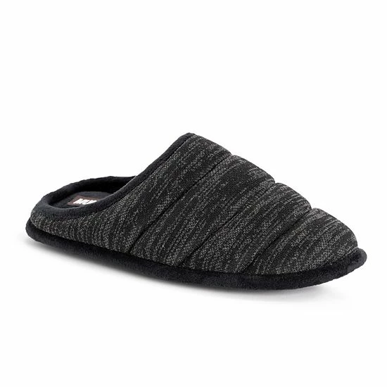 Men's MUK LUKS® Marcus Clog Slippers Ash Medium Gray - Image 11