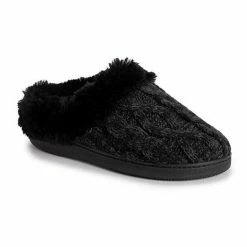 Women's MUK LUKS® Suzanne Clog Slippers Black Leopard