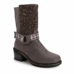 MUK LUKS Arya Alice Women's Ankle Boots Gray
