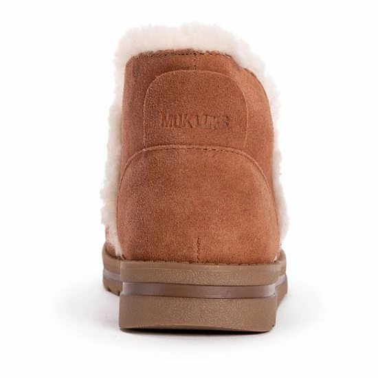 MUK LUKS Ziggy Sunset Blvd. Women's Suede Winter Boots Cognac - Image 6