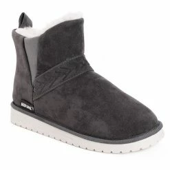 MUK LUKS Harleen Women's Water Resistant Winter Boots Charcoal Gray