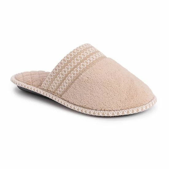 MUK LUKS Cathy Women's Clog Slippers Daisy White - Image 18