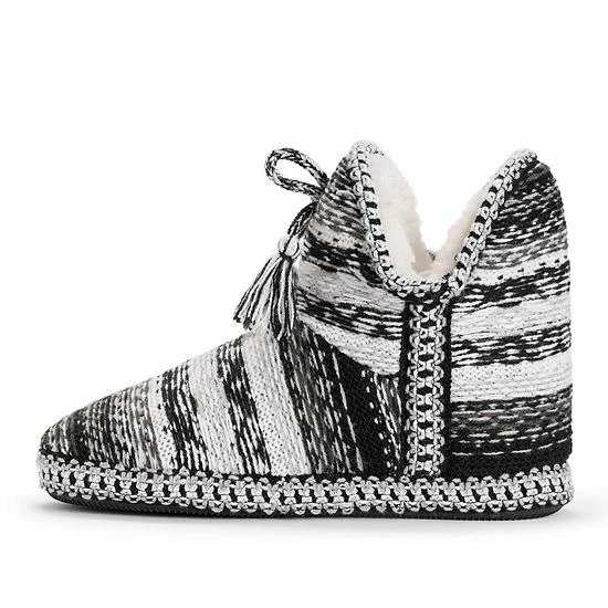 Women's Muk Luks Black Amira Slippers Ginger - Image 3