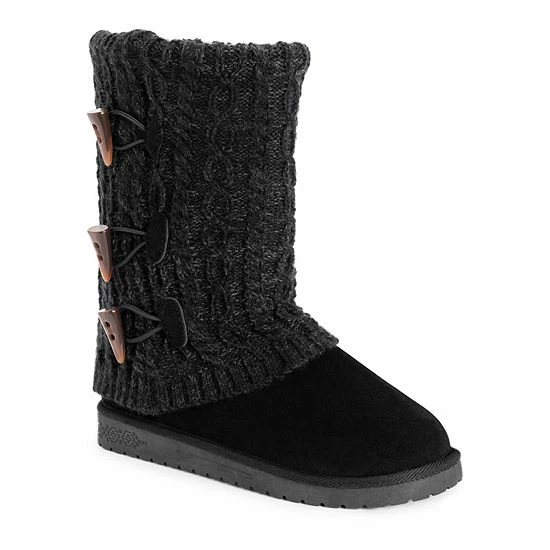 Essentials By MUK LUKS Cheryl Women's Winter Boots Gray 3 Essentials By MUK LUKS Cheryl Women's Winter Boots Gray