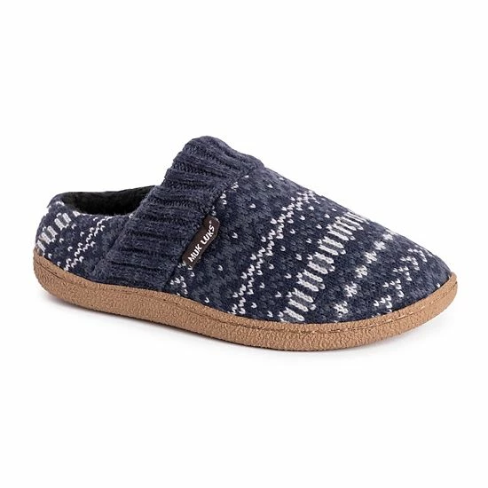 Men's MUK LUKS Marcel Slippers Dark Blue 10 Men's MUK LUKS Marcel Slippers Dark Blue - Image 8