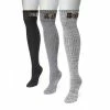 Women's MUK LUKS 3-pk. Buckle Cuff Over-the-Knee Socks Neutral Pack 1 Women's MUK LUKS 3-pk. Buckle Cuff Over-the-Knee Socks Neutral Pack -MUK LUKS SHOP unnamed file 444