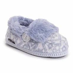 Women's MUK LUKS Tribal Moccasin Slippers Alice Blue
