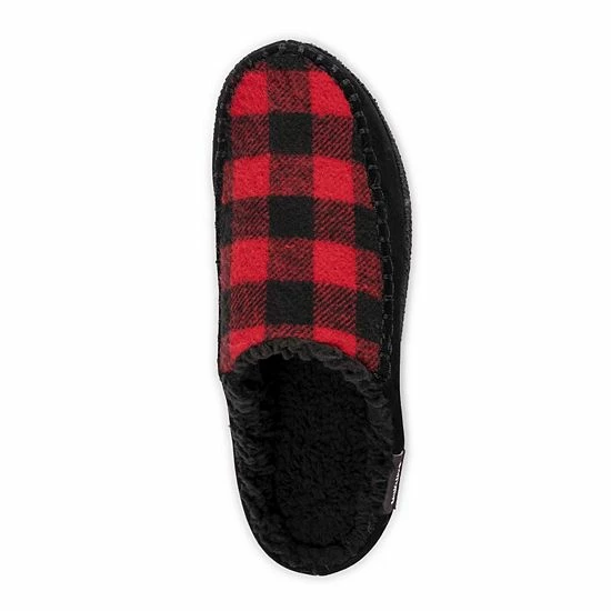 Men's MUK LUKS Staughton Buffalo Plaid Clog Slippers - Image 5