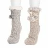 Women's MUK LUKS 2-Pair Tall Pom Cabin Socks Garden Frost