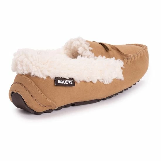Women's MUK LUKS Jaylah Moccasin Slippers Camel - Image 7