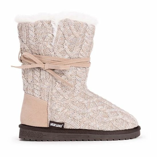 Essentials By MUK LUKS Clementine Women's Winter Boots Brown Multi 4 Essentials By MUK LUKS Clementine Women's Winter Boots Brown Multi - Image 2