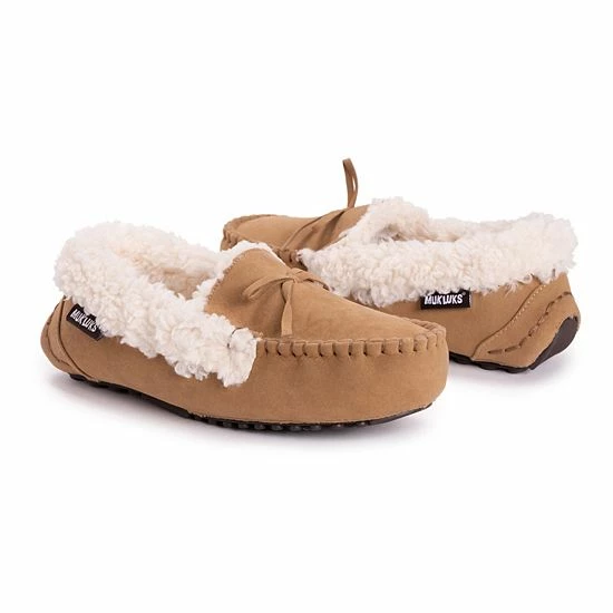 Women's MUK LUKS Jaylah Moccasin Slippers Camel - Image 8