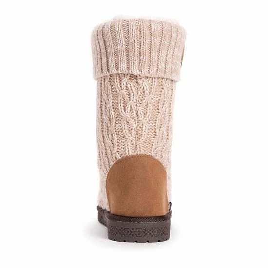Essentials By MUK LUKS Janet Women's Knit Winter Boots Shadow 7 Essentials By MUK LUKS Janet Women's Knit Winter Boots Shadow - Image 5