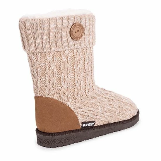 Essentials By MUK LUKS Janet Women's Knit Winter Boots Shadow 8 Essentials By MUK LUKS Janet Women's Knit Winter Boots Shadow - Image 6