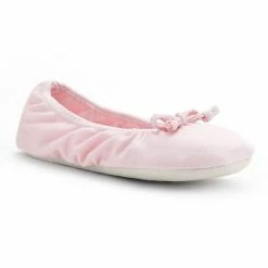 MUK LUKS Women's Ballet Slippers Ivory