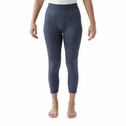 Women's MUK LUKS Fleece Lined Marl Leggings Gray