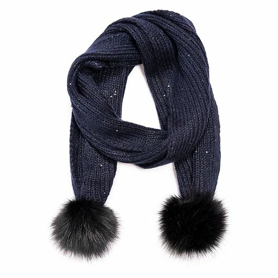 Women's MUK LUKS Sequin Scarf Oxblood - Image 4